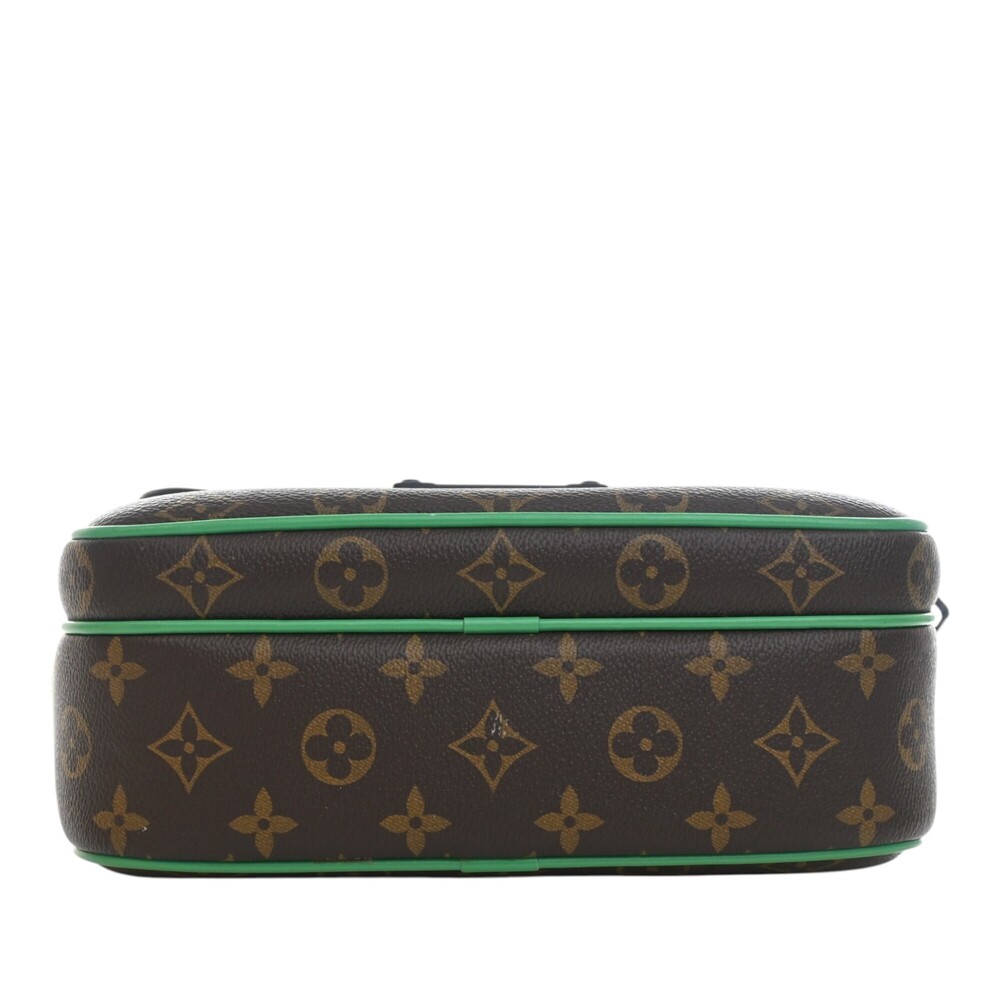 Pre-Loved Louis Vuitton Monogram Macassar S Lock Messenger Bag - Picture 5 of 12